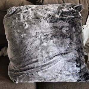 Two Faux Fur Z Gallerie Pillows